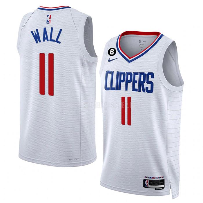 maillot nba homme de los angeles clippers john wall 11 blanc association edition 2022-23