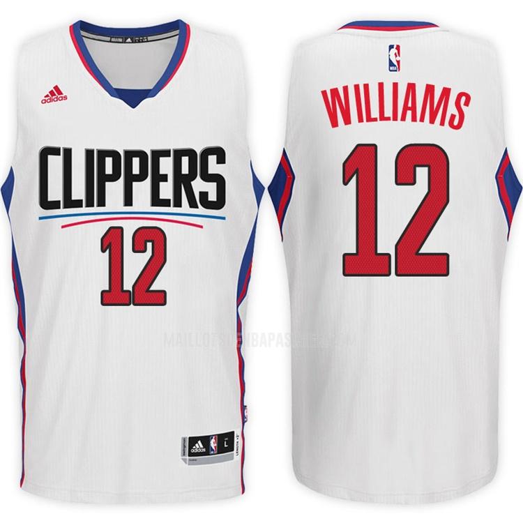 maillot nba homme de los angeles clippers lou williams 23 blanc home