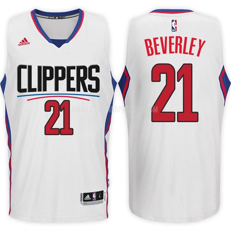 maillot nba homme de los angeles clippers patrick beverley 21 blanc home