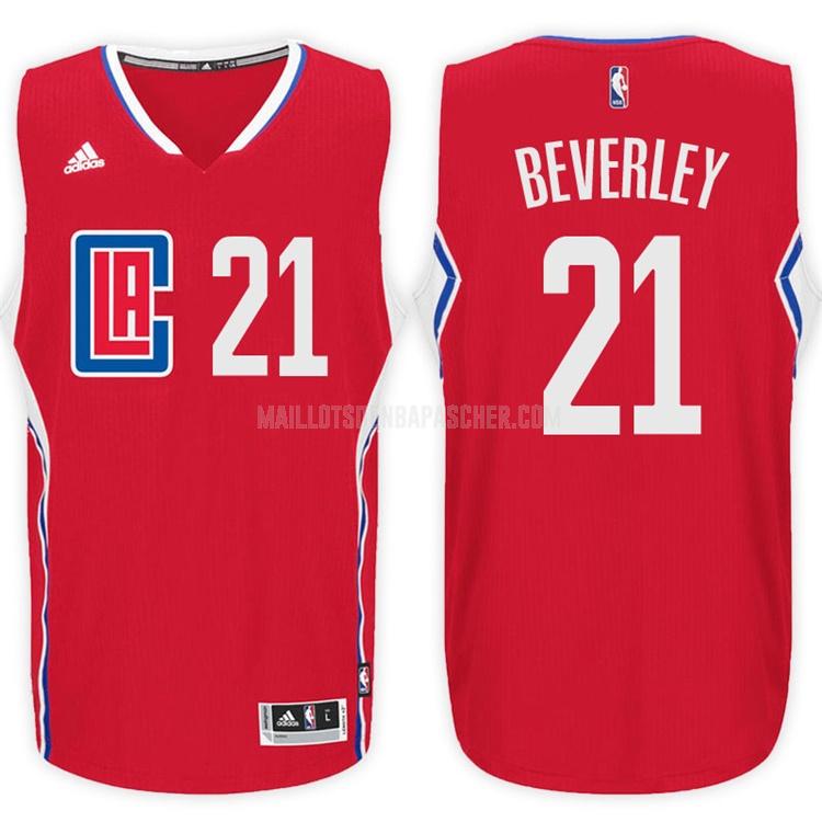 maillot nba homme de los angeles clippers patrick beverley 21 rouge road