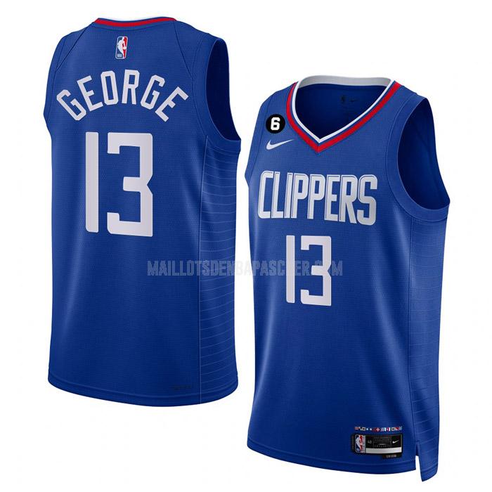 maillot nba homme de los angeles clippers paul george 13 bleu icon edition 2022-23