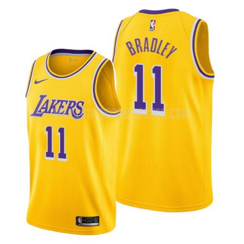 maillot nba homme de los angeles lakers avery bradley 11 jaune icon
