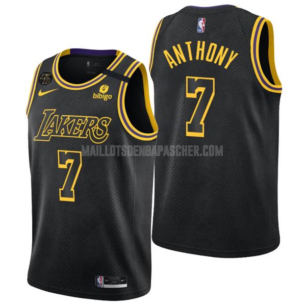 maillot nba homme de los angeles lakers carmelo anthony 7 noir mamba edition