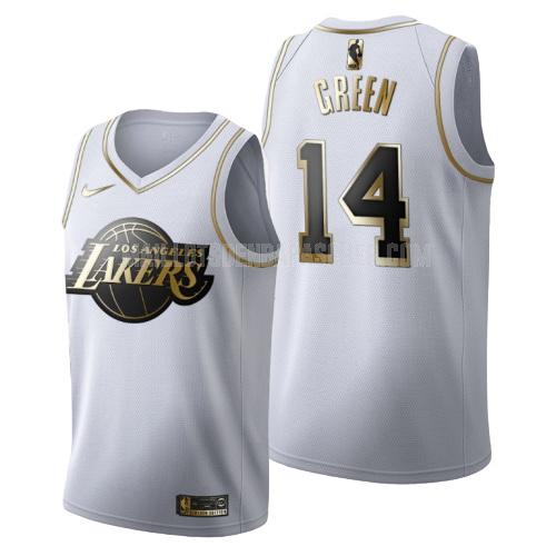 maillot nba homme de los angeles lakers danny green 14 blanc or version