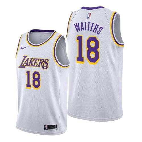 maillot nba homme de los angeles lakers dion waiters 18 blanc association 2019-20