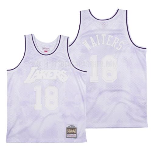 maillot nba homme de los angeles lakers dion waiters 18 blanc ciel nuageux