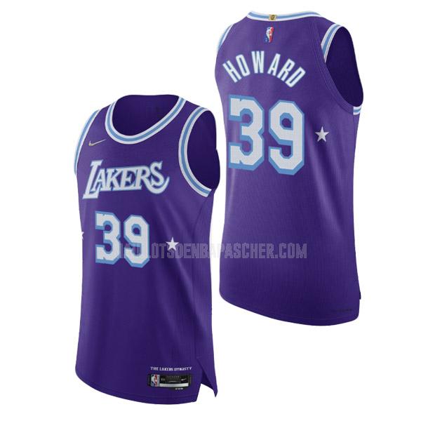 maillot nba homme de los angeles lakers dwight howard 39 violet 75th anniversary 2021-22