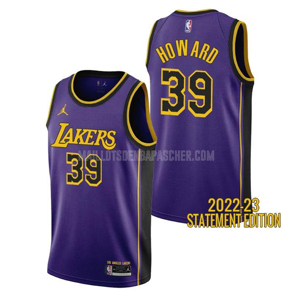 maillot nba homme de los angeles lakers dwight howard 39 violet statement edition 2022-23