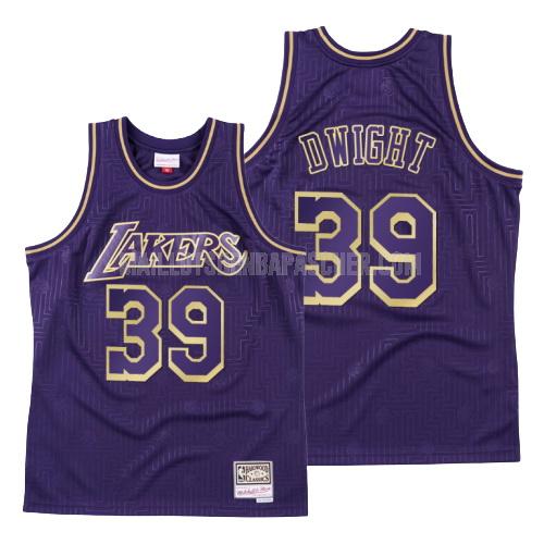 maillot nba homme de los angeles lakers dwight howard 39 violet throwback 2020
