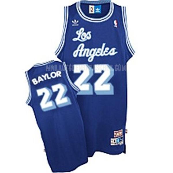 maillot nba homme de los angeles lakers elgin baylor 22 bleu road