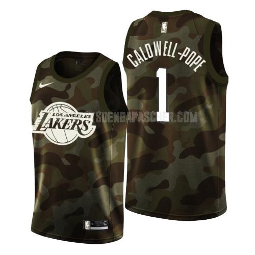 maillot nba homme de los angeles lakers kentavious caldwell-pope 1 camouflage memorial day 2019