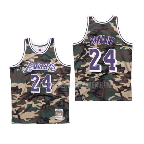 maillot nba homme de los angeles lakers kobe bryant 24 camouflage bosco