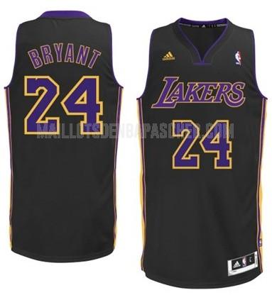 maillot nba homme de los angeles lakers kobe bryant 24 noir hollywood nights