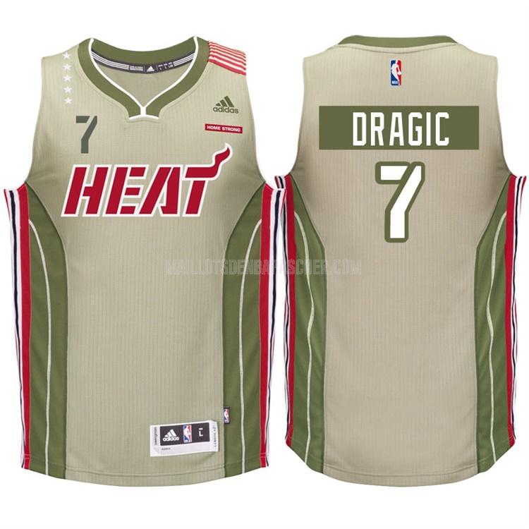 maillot nba homme de miami heat goran dragic 7 kaki home