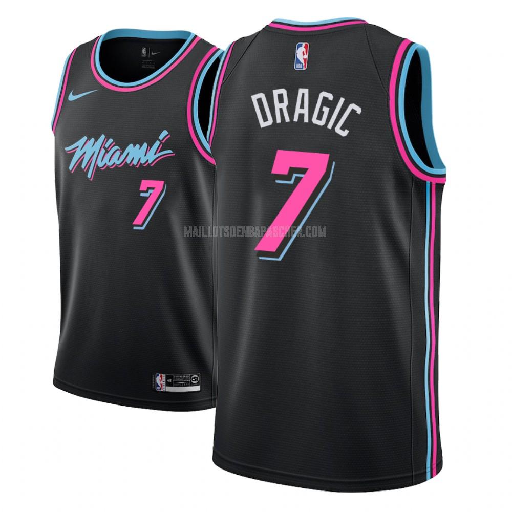 maillot nba homme de miami heat goran dragic 7 noir city edition