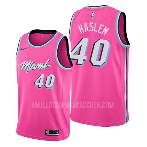 maillot nba homme de miami heat udonis haslem 40 rose earned version