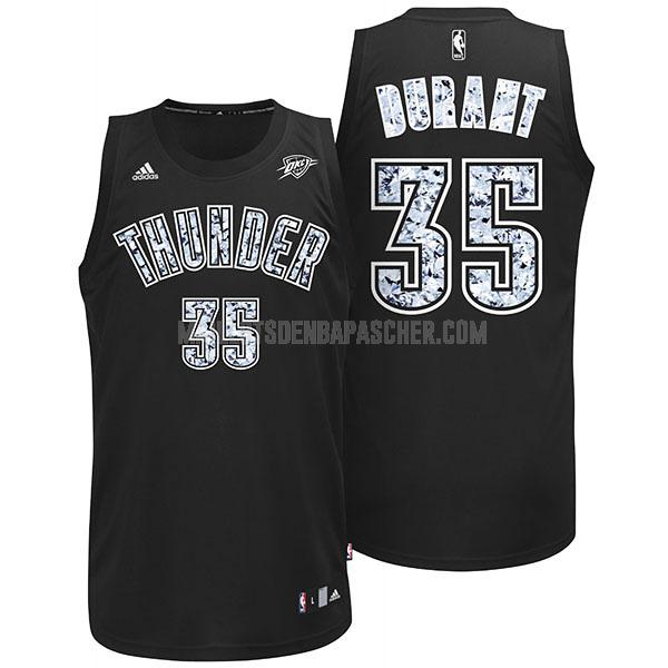 maillot nba homme de oklahoma city thunder kevin durant 35 noir diamants