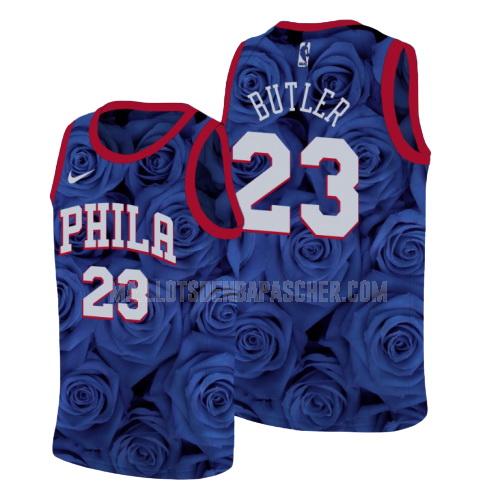 maillot nba homme de philadelphia 76ers jimmy butler 23 bleu rosa
