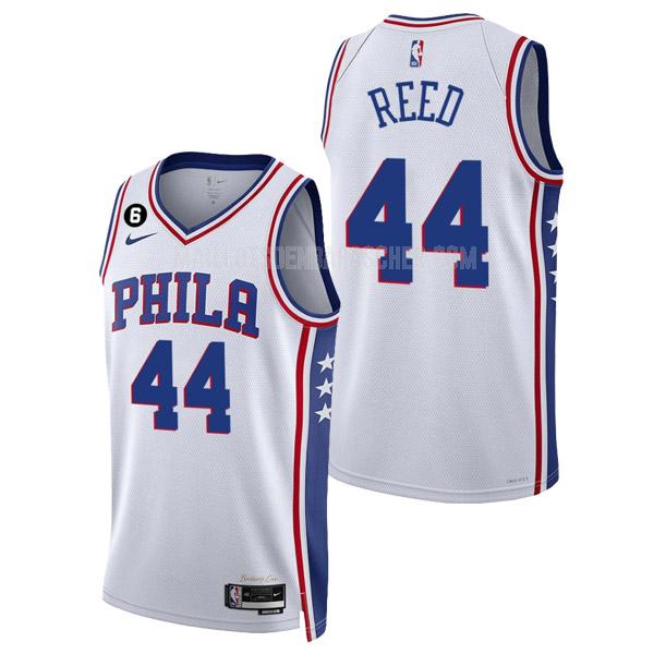 maillot nba homme de philadelphia 76ers paul reed 44 blanc association edition 2022-23