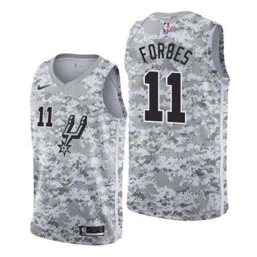 maillot nba homme de san antonio spurs bryn forbes 11 camouflage earned version