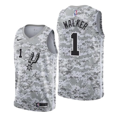 maillot nba homme de san antonio spurs lonnie walker 1 camouflage earned version