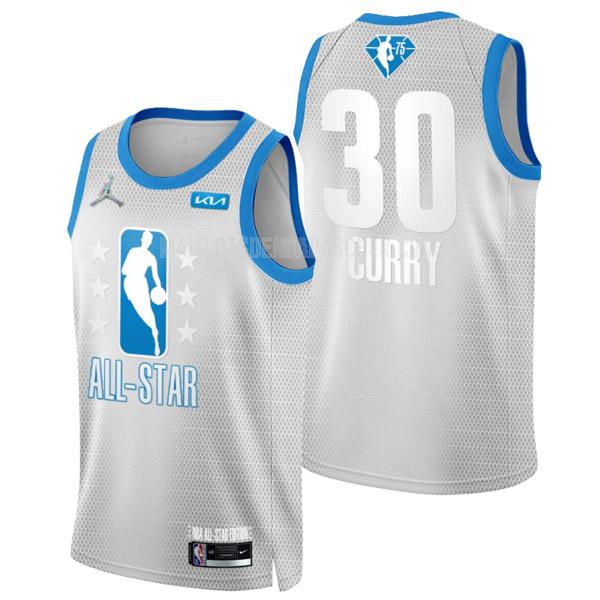 maillot nba homme de stephen curry 30 gris nba all-star 2022