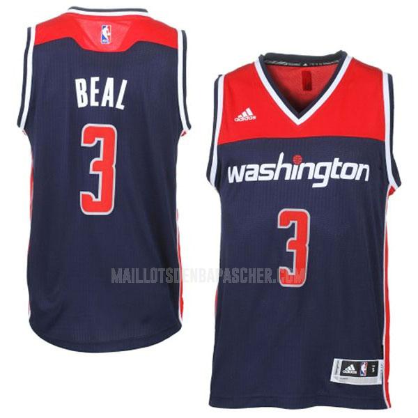 maillot nba homme de washington wizards bradley beal 3 bleu alterner swingman