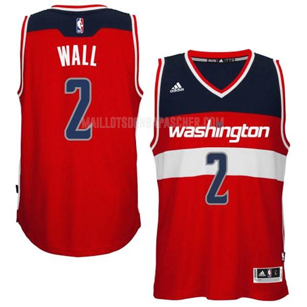 maillot nba homme de washington wizards john wall 2 rouge road swingman 2014-15