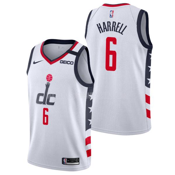 maillot nba homme de washington wizards montrezl harrell 6 blanc city edition