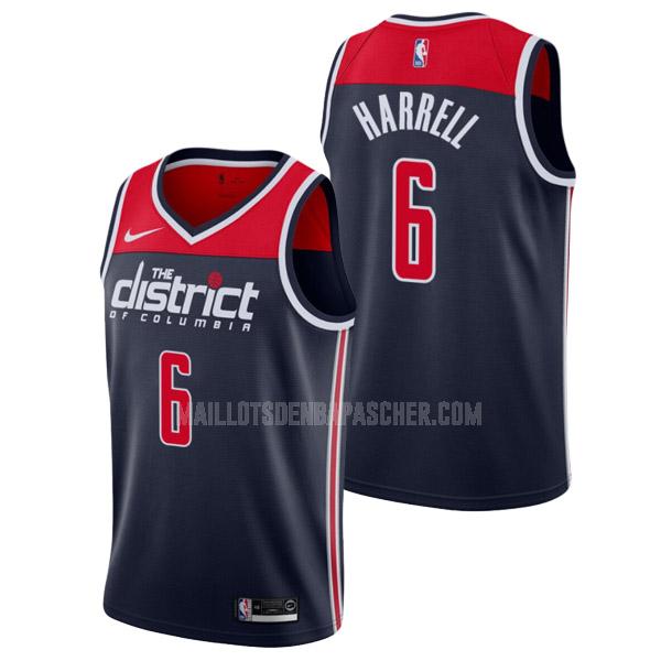 maillot nba homme de washington wizards montrezl harrell 6 bleu marine statement edition