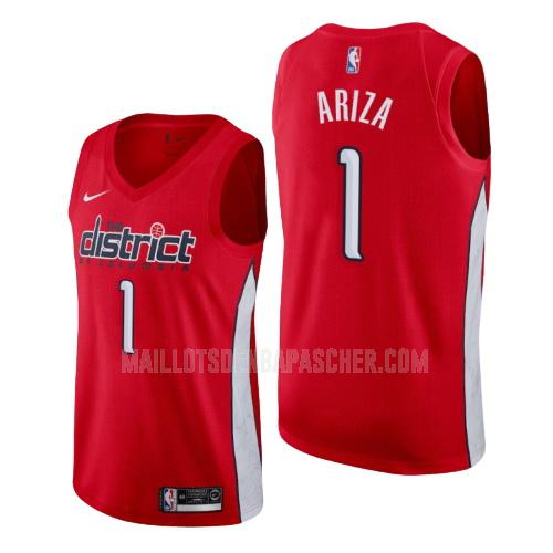 maillot nba homme de washington wizards trevor ariza 1 rouge earned version