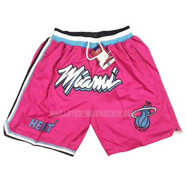 short nba homme de miami heat rose just don rh1