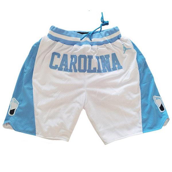 short nba homme de north carolina blanc just don bk2