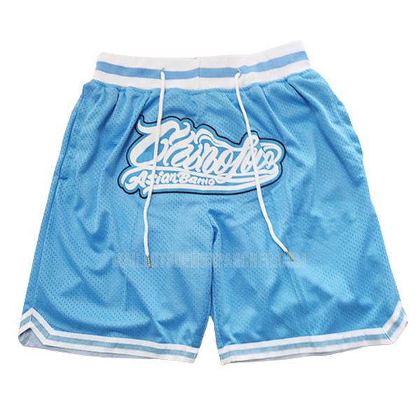 short nba homme de north carolina bleu retro bk1