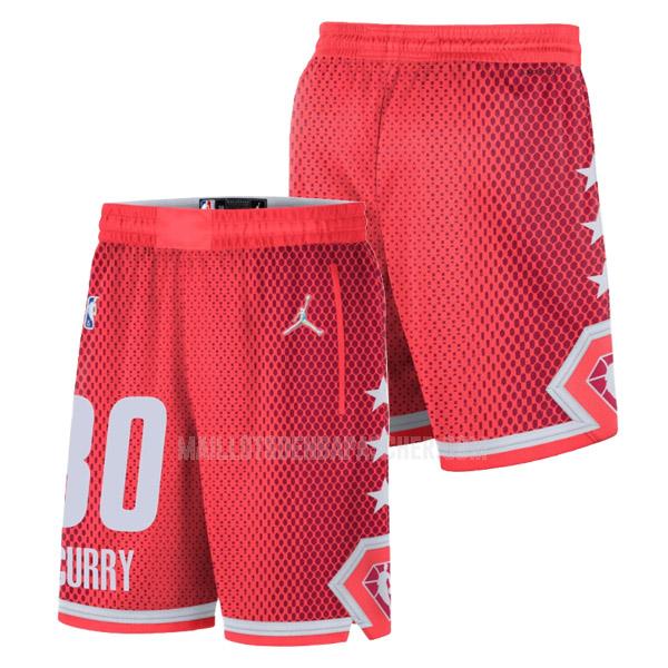 short nba homme de stephen curry 30 rouge nba all-star 2022