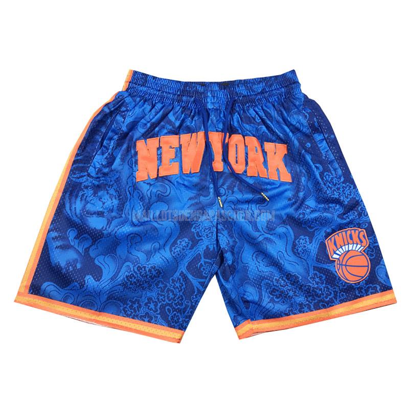 shorts nba nba de new york knicks bleu tiger year edition 2023