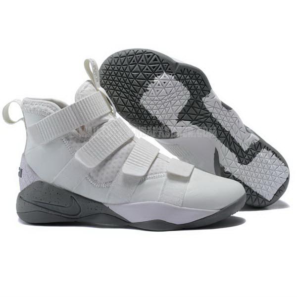 sneakers nike nba homme de blanc lebron soldier 11 sb2175