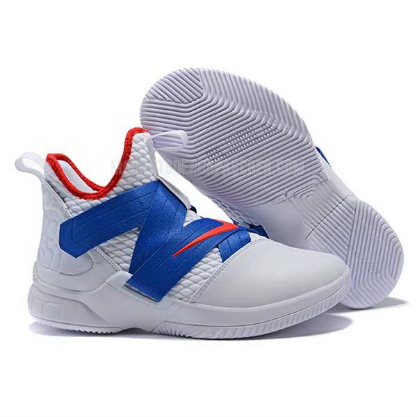 sneakers nike nba homme de blanc lebron soldier 12 sb817