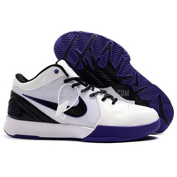 sneakers nike nba homme de blanc zoom kobe 4 iv sb510