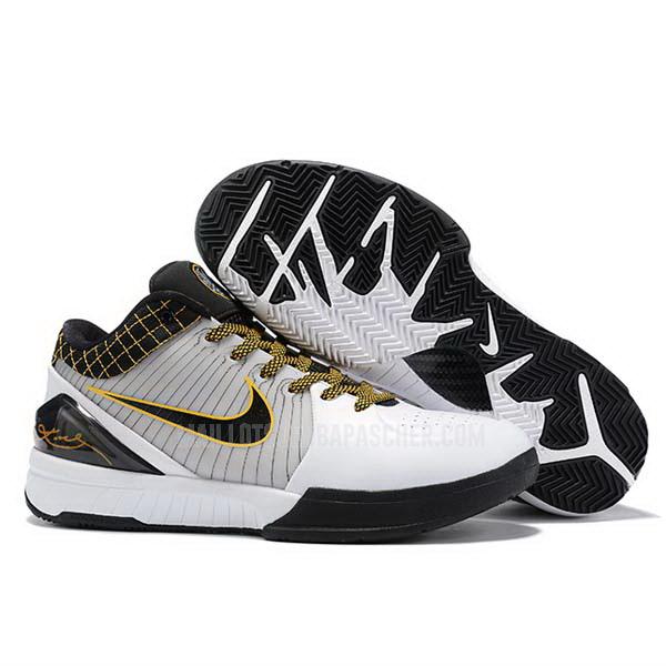 sneakers nike nba homme de blanc zoom kobe 4 iv sb643