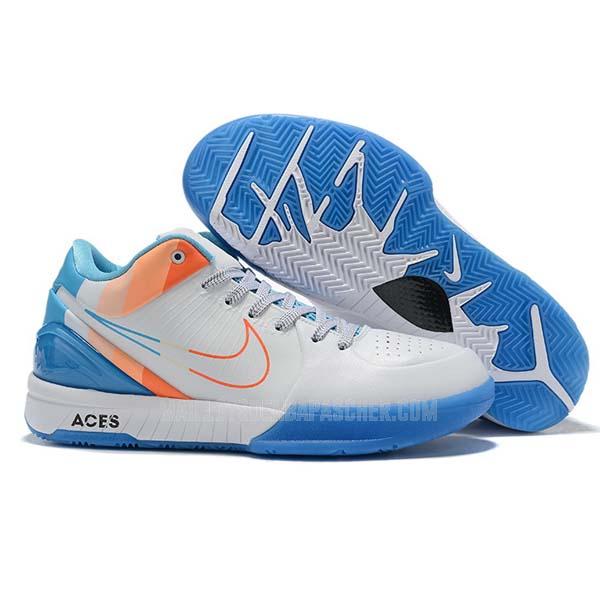 sneakers nike nba homme de blanc zoom kobe iv prelude sb1231