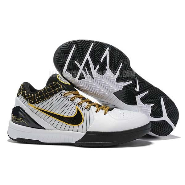 sneakers nike nba homme de blanc zoom kobe iv prelude sb1232