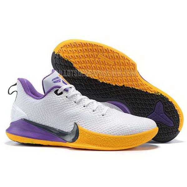 sneakers nike nba homme de blanc zoom kobe mamba focus ep sb597