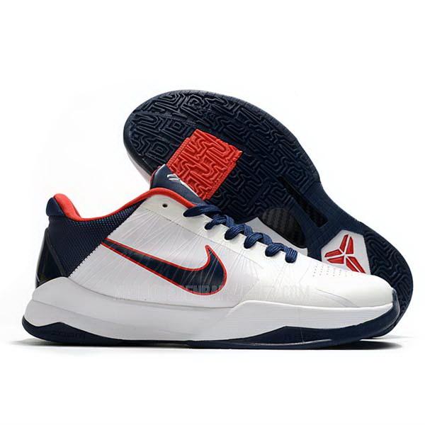 sneakers nike nba homme de blanc zoom kobe v 5 sb648