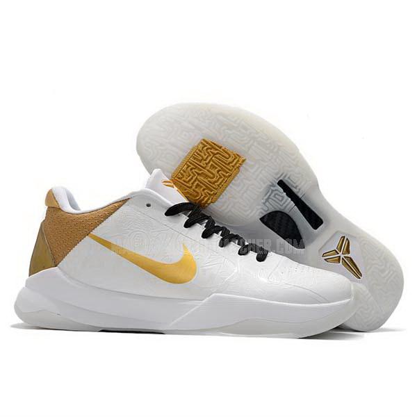 sneakers nike nba homme de blanc zoom kobe v 5 sb649