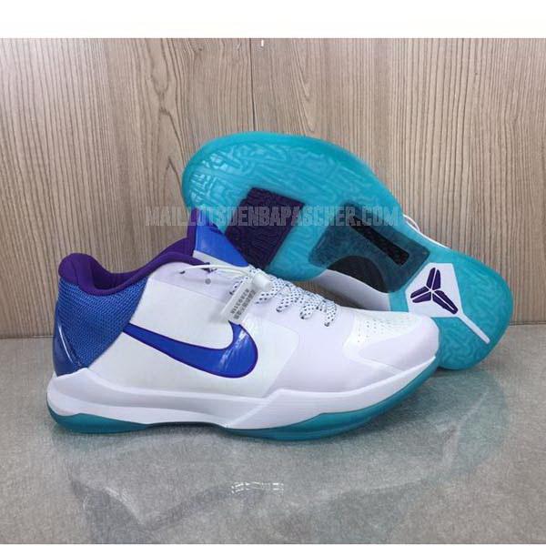 sneakers nike nba homme de blanc zoom kobe v 5 sb668