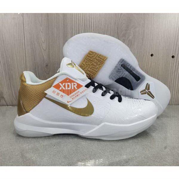 sneakers nike nba homme de blanc zoom kobe v 5 sb674