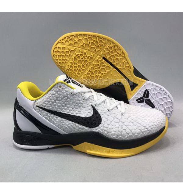 sneakers nike nba homme de blanc zoom kobe vi 6 sb683