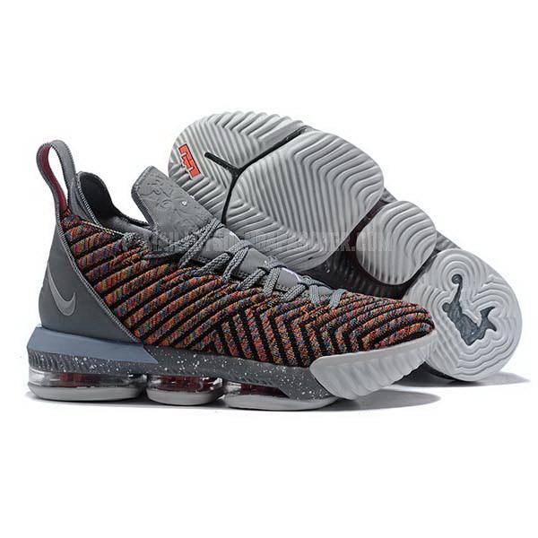 sneakers nike nba homme de gris lebron 16 sb991