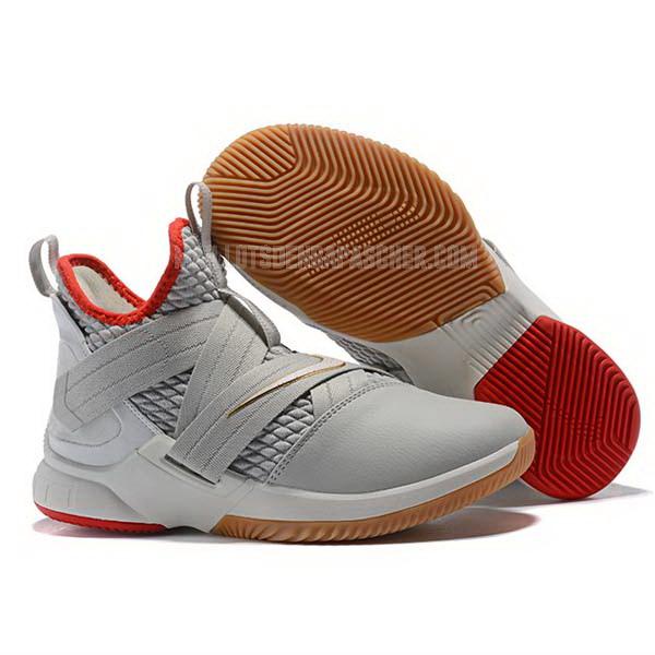 sneakers nike nba homme de gris lebron soldier 12 sb816